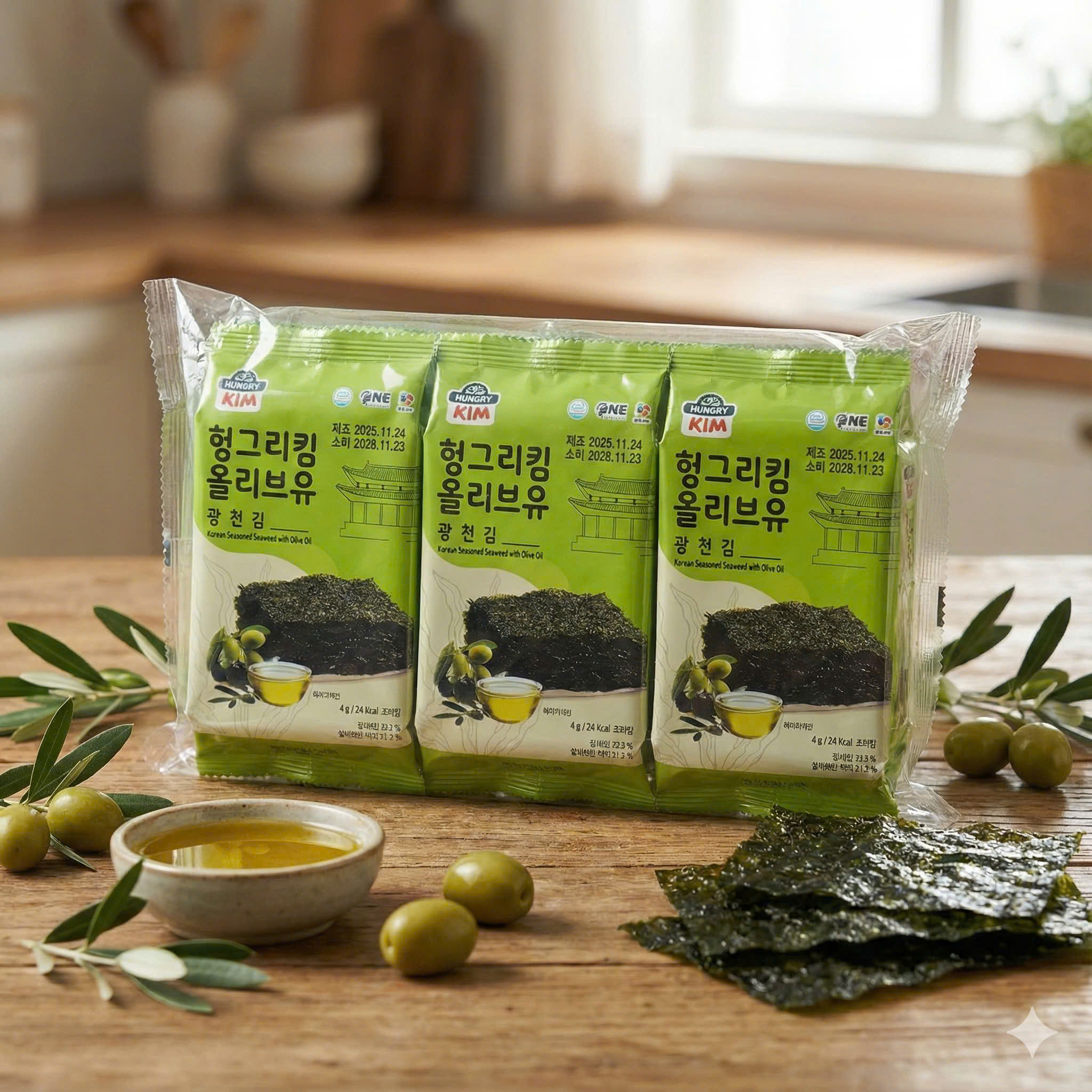 Rong biển tẩm dầu OLIU HÀN QUỐC